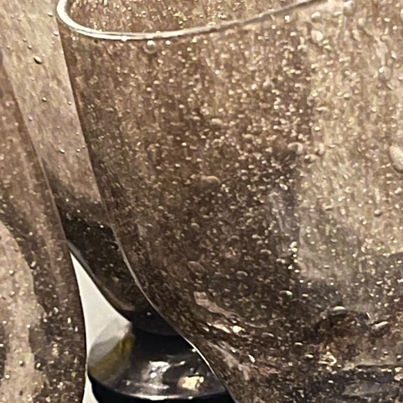 DAUM NANCY CORDIALS BUBBLEGLASS HANDBLOWN GLASS SET 5pc VERY RARE GLASS - Picture 8 of 16